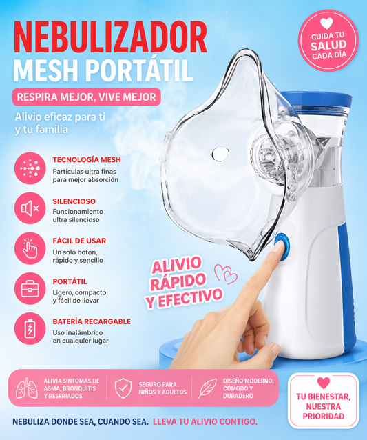 Nebulizador Mesh Portátil