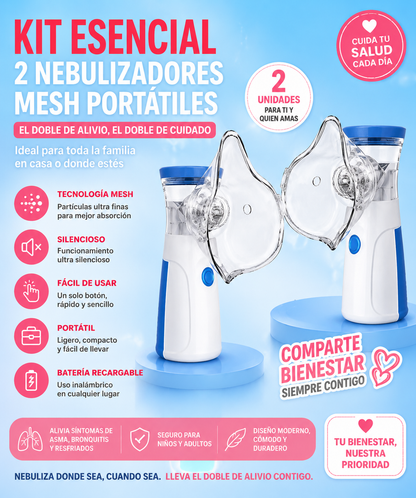 Nebulizador Mesh Portátil