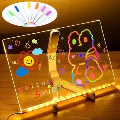 Pizarra Magica 20cm X 30cm Luz Led usb