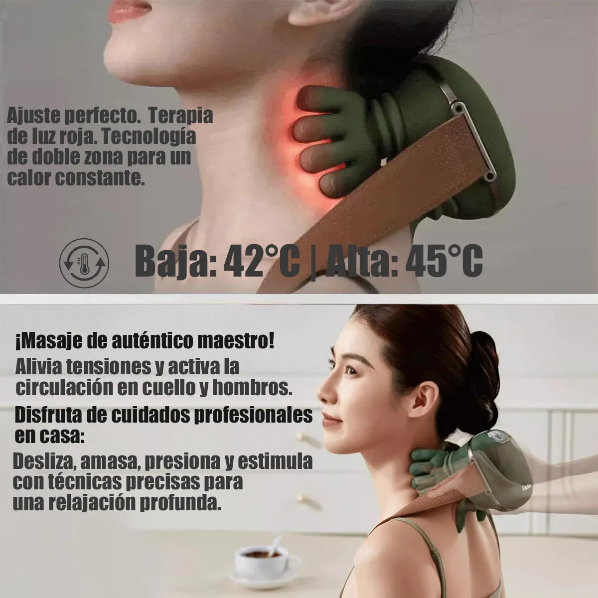 Masajeador Electrico Dedos 4d Portatil
