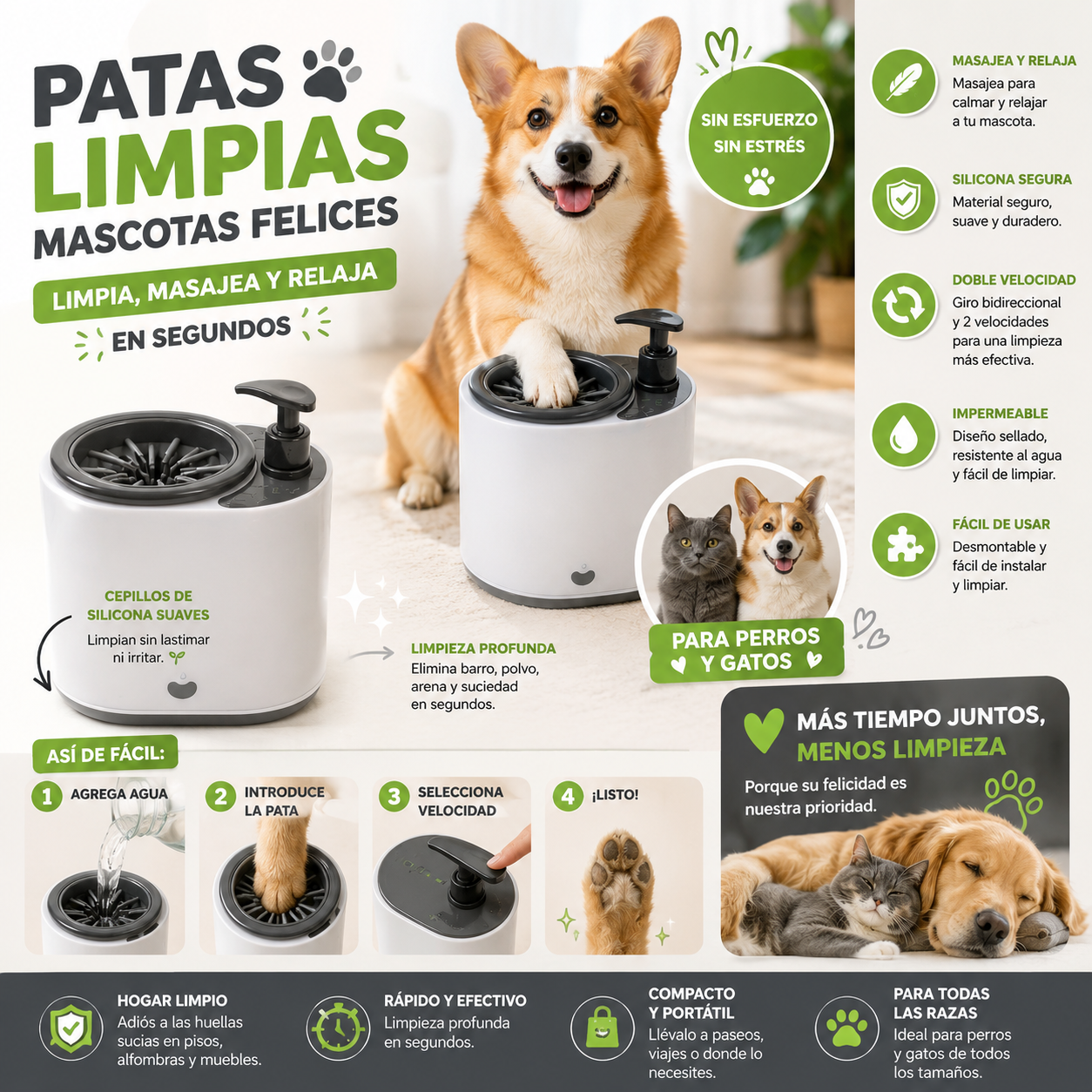 Estación Limpiadora mascotas