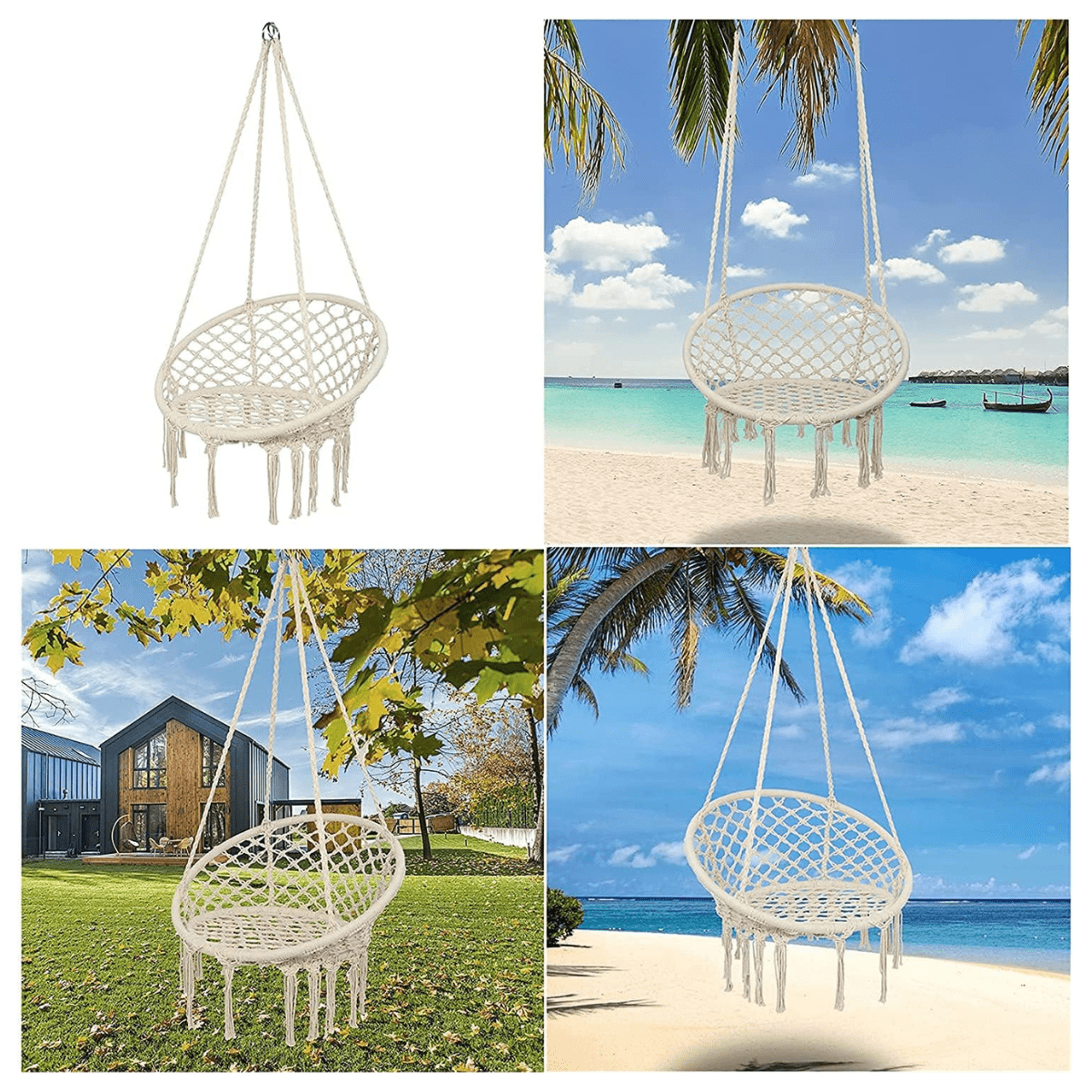Silla Hamaca de Macramé