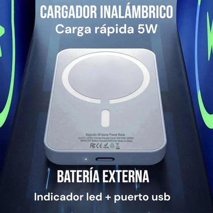 Power Bank Magnétic MagSafe Inalambrico
